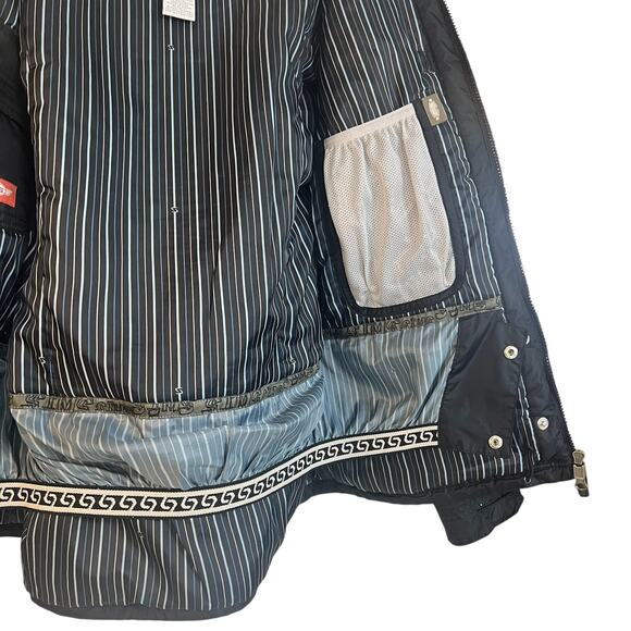 SIMS Women's Size Large Ski Snowboard Hooded Jacket Winter Coat Black Outerwear - Picture 11 of 15